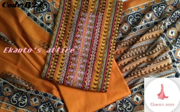 Cotton Boutique Embroidery Salwar Kameez - Image 2